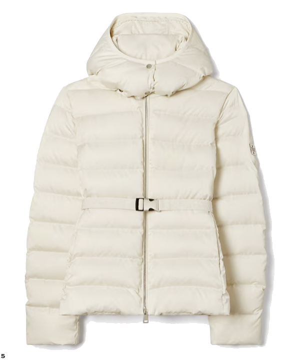 Tory Burch White Puffer Jacket 